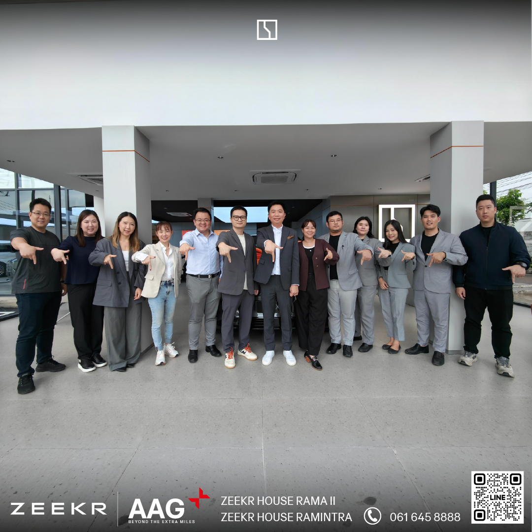 Zeekr House รามอินทรา ได้มีโอกาส ต้อนรับ Mr. Mars Chen | Vice President of ZEEKR Group CEO of ZEEKR Group International เข้ามาเยี่ยมชมโชว์รูม